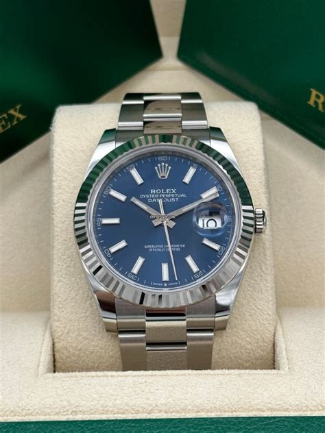 rolex datejust 41 blau listenpreis